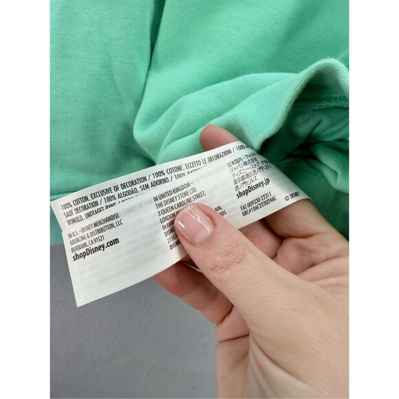 Disney Women Mint Green Disneyland Resort Mickey Mouse Zip Up Sweatshirt Size 3X - Picture 6 of 9